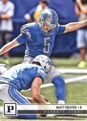 2018 Panini Base Set Matt Prater #100 card