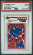 2024-25 Upper Deck Population Count Matt Rempe #PC-34 card