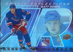 2024-25 Upper Deck Rookie Reflections Matt Rempe #RR-30 card