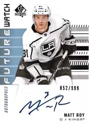 2019-20 SP Authentic Base Set Matt Roy #207 card