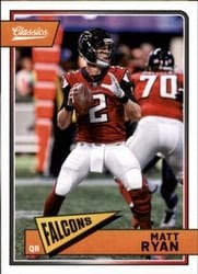 2018 Panini Classics Base Set Matt Ryan #4 card