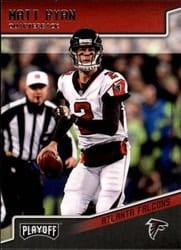 2018 Panini Playoff Base Set Matt Ryan #7 card