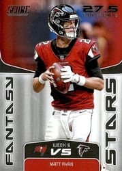 2019 Score Fantasy Stars Matt Ryan #FS-4 card