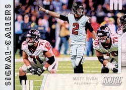 2019 Score Signal-Callers Matt Ryan #SC-9 card