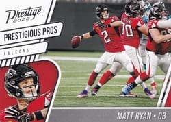 2020 Panini Prestige Prestigious Pros Matt Ryan #PP-MR card