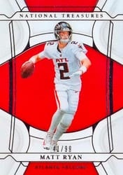 2021 Panini National Treasures Base Set Matt Ryan #1 card