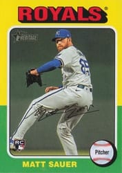 2024 Topps Heritage Base Set Matt Sauer #659 card
