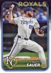 2024 Topps Update Base Set Matt Sauer #US25 card