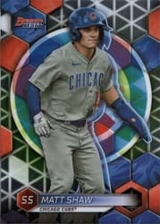2023 Bowman's Best Top Prospects Matt Shaw #TP-28 card