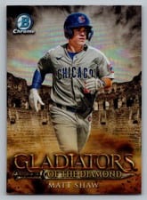 2024 Bowman Chrome Gladiators of the Diamond Matt Shaw #GOTD-14 card