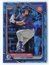 2024 Bowman Draft Sapphire Edition Base Set Matt Shaw #BDC-26 card