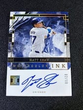 2024 Panini Impeccable Watercolor Signatures Matt Shaw #WCS-MS card