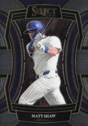 2024 Panini Select Phenomenon Matt Shaw #9 card