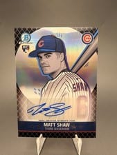2025 Bowman Chrome Ascensions Autographs Matt Shaw #BAA-MS card