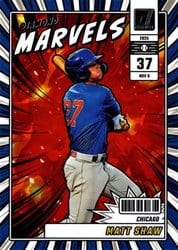 2025 Donruss Diamond Marvels Matt Shaw #20 card