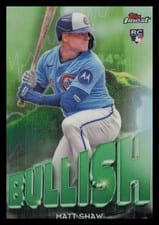 2025 Finest Bullish Matt Shaw #B-14 card