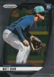2025 Panini Prizm Base Set Matt Shaw #155 card
