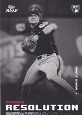 2025 Topps Black & White Rookie Resolution Matt Shaw #RR8 card