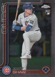 2025 Topps Chrome Base Set Matt Shaw #219 card