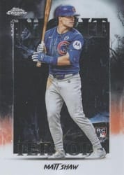 2025 Topps Chrome Update Night Terrors Matt Shaw #NT-20 card