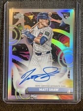 2025 Topps Cosmic Chrome Cosmic Chrome Autographs Matt Shaw #CCA-MSH card