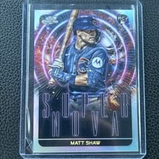2025 Topps Cosmic Chrome Supernova Matt Shaw #S-23 card