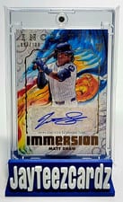 2025 Topps Inception Inception Immersion Autographs Matt Shaw #IIA-MS card