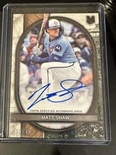 2025 Topps Museum Collection Archival Autographs Matt Shaw #AA-SHA card