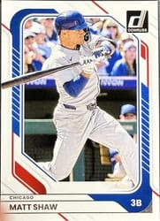 2026 Donruss Base Set Matt Shaw #28 card