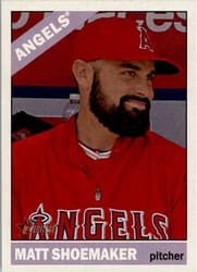 2015 Topps Heritage Base Set Matt Shoemaker #83 card
