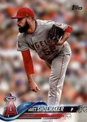 2018 Topps Base Set Matt Shoemaker #162 card