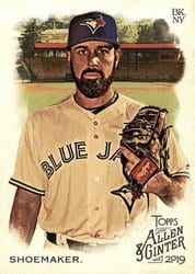2019 Topps Allen & Ginter Base Set Matt Shoemaker #224 card