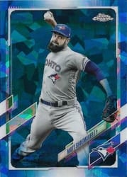 2021 Topps Chrome Sapphire Edition Base Set Matt Shoemaker #313 card