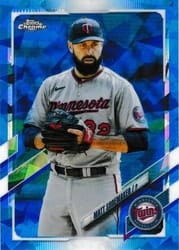 2021 Topps Chrome Update Sapphire Edition Base Set Matt Shoemaker #US239 card