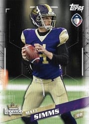 2019 Topps AAF Base Set Matt Simms #10 card