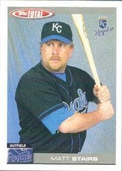2004 Topps Total Base Set Matt Stairs #469 card
