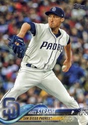 2018 Topps Base Set Matt Strahm #368 card