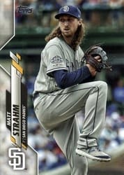 2020 Topps Base Set Matt Strahm #164 card