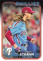 2024 Topps Base Set Matt Strahm #528 card