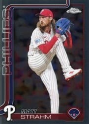 2025 Topps Chrome Base Set Matt Strahm #178 card
