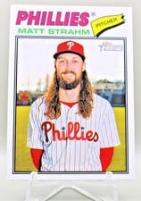 2026 Topps Heritage Matt Strahm #193 card