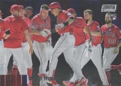 2020 Stadium Club Chrome Base Set Matt Thaiss #156 card