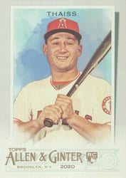 2020 Topps Allen & Ginter Base Set Matt Thaiss #197 card