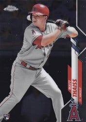 2020 Topps Chrome Base Set Matt Thaiss #83 card