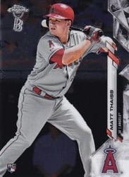 2020 Topps Chrome Ben Baller Edition Base Set Matt Thaiss #83 card