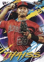 2020 Topps Fire Base Set Matt Thaiss #68 card