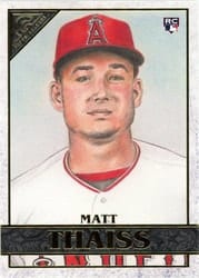 2020 Topps Gallery Base Set Matt Thaiss #29 card