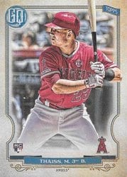 2020 Topps Gypsy Queen Base Set Matt Thaiss #82 card
