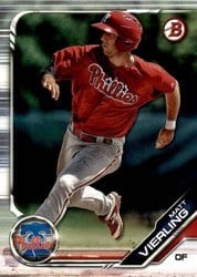 2019 Bowman Draft Base Set Matt Vierling #BD-181 card