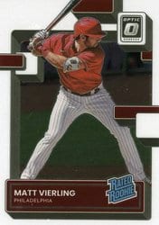 2022 Donruss Optic Base Set Matt Vierling #85 card